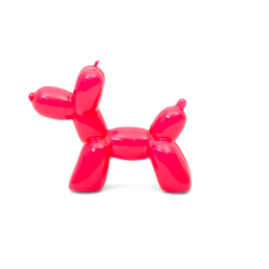 Balloon Dog Candle - Fushsia Pink  